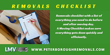 Removals Checklist