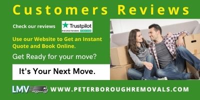 Very pleased with the Peterboroug Removals service